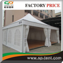 14x14m high peak event tent with wooden floor for 150 people